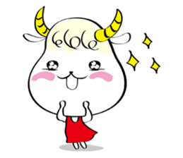 Lulu  Sheep---life sticker #4910799