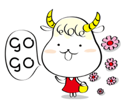 Lulu  Sheep---life sticker #4910809