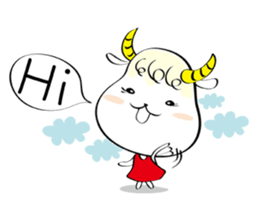 Lulu  Sheep---life sticker #4910816