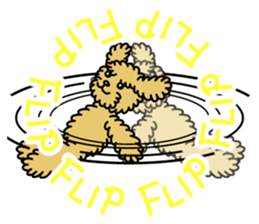 Gymnastic dogs sticker #4911144