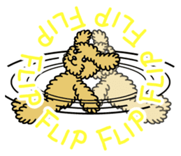 Gymnastic dogs sticker #4911144