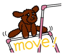 Gymnastic dogs sticker #4911150