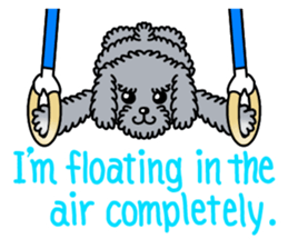 Gymnastic dogs sticker #4911153