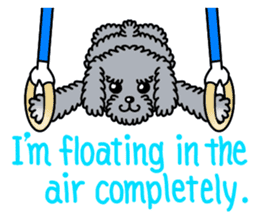 Gymnastic dogs sticker #4911153