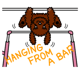 Gymnastic dogs sticker #4911157