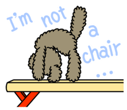 Gymnastic dogs sticker #4911158