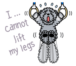 Gymnastic dogs sticker #4911170
