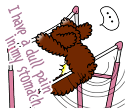 Gymnastic dogs sticker #4911174