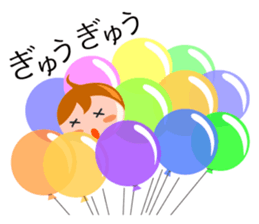 Balloon Kuu sticker #4911223