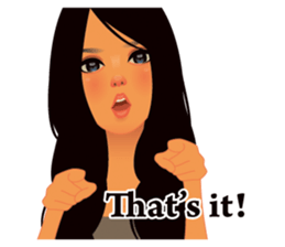 HW GIRLS Collection [English] sticker #4911872