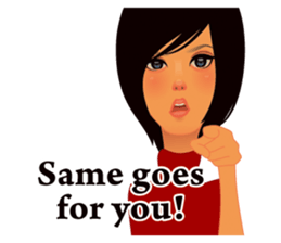 HW GIRLS Collection [English] sticker #4911881