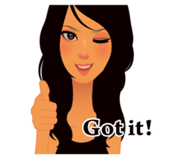 HW GIRLS Collection [English] sticker #4911889