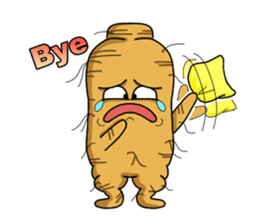 Amusing Mr. Ginseng part 1 (Daily Life) sticker #4911976