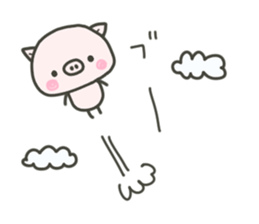 Cute pigTONTON sticker #4912207