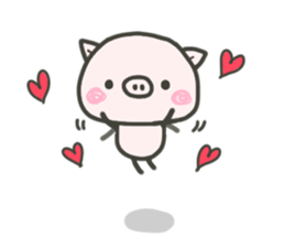 Cute pigTONTON sticker #4912209
