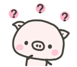 Cute pigTONTON sticker #4912219