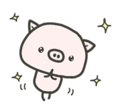 Cute pigTONTON sticker #4912220