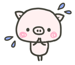 Cute pigTONTON sticker #4912221