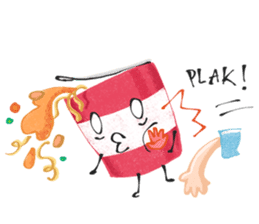 Nudoru the Instant Noodle sticker #4912286