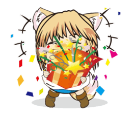 a fox "Konchan" Ver.3 No Word Version sticker #4912678