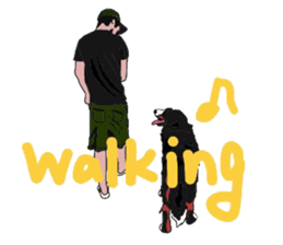 Life of a dog. (English ver.) sticker #4912890