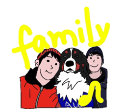 Life of a dog. (English ver.) sticker #4912894