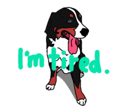 Life of a dog. (English ver.) sticker #4912897
