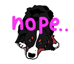 Life of a dog. (English ver.) sticker #4912898
