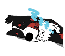 Life of a dog. (English ver.) sticker #4912901