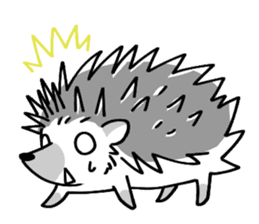 With the Hedgehog sticker #4913011