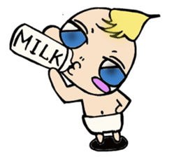 The cure and loose baby sticker #4913168