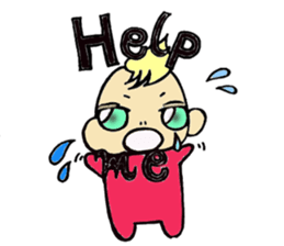 The cure and loose baby sticker #4913180