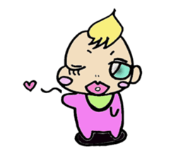 The cure and loose baby sticker #4913182