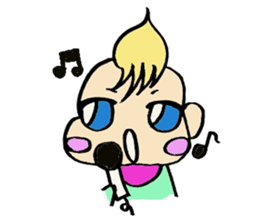 The cure and loose baby sticker #4913194