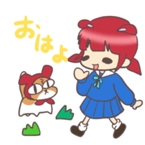 Kawaii Rabiko the school ver.1 sticker #4913608