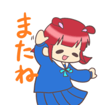 Kawaii Rabiko the school ver.1 sticker #4913610