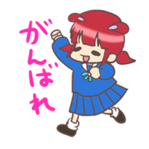Kawaii Rabiko the school ver.1 sticker #4913611