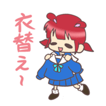 Kawaii Rabiko the school ver.1 sticker #4913627