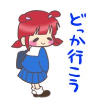 Kawaii Rabiko the school ver.1 sticker #4913630
