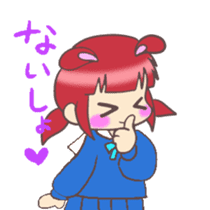Kawaii Rabiko the school ver.1 sticker #4913631