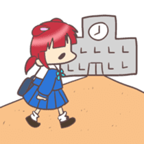 Kawaii Rabiko the school ver.1 sticker #4913638