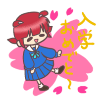 Kawaii Rabiko  the school ver.1 sticker #4913641
