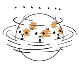 ROUND1's BOWLING BALL CAT sticker #4914630