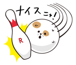 ROUND1's BOWLING BALL CAT sticker #4914631