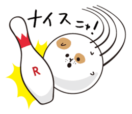 ROUND1's BOWLING BALL CAT sticker #4914631