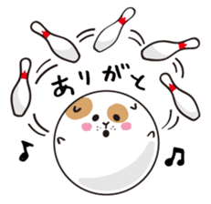 ROUND1's BOWLING BALL CAT sticker #4914632