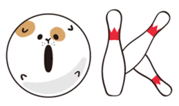 ROUND1's BOWLING BALL CAT sticker #4914634