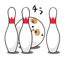 ROUND1's BOWLING BALL CAT sticker #4914639