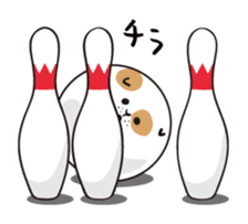 ROUND1's BOWLING BALL CAT sticker #4914639