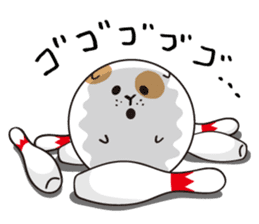 ROUND1's BOWLING BALL CAT sticker #4914644